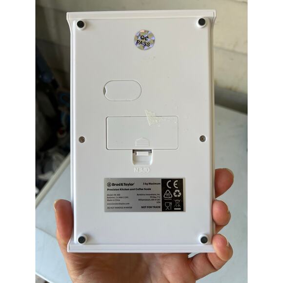 Brod & Taylor Precision Kitchen & Coffee digital Scale hk300 3kg max timer units - Picture 3 of 4